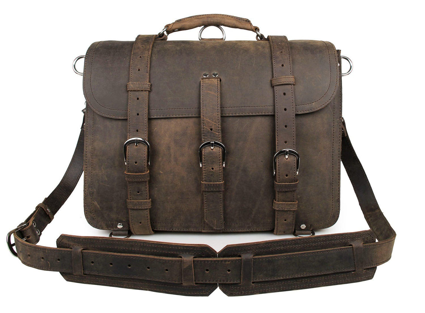 Leather Messenger Bag Experientia