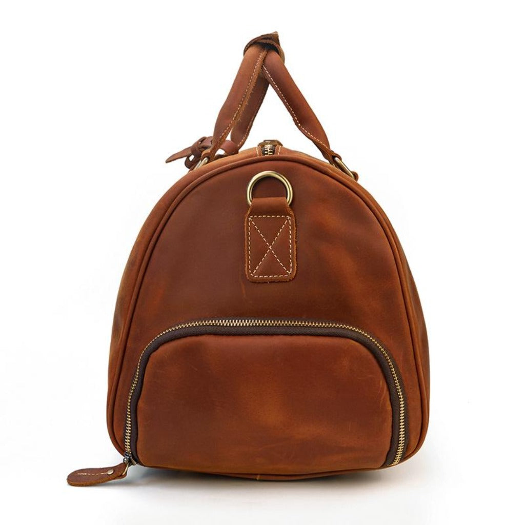 Brown Leather Crossbody Bag