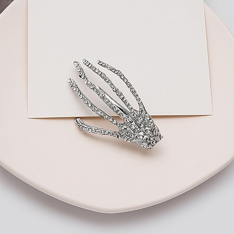 1 Pair Cute Halloween Bat Skeleton Spider Hair Accessory