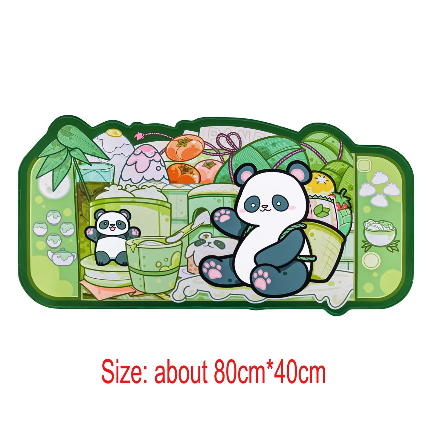 1 PC Kawaii Vibes Cute Critter Gamer Girl Gaming Mouse Pad Desk Pad