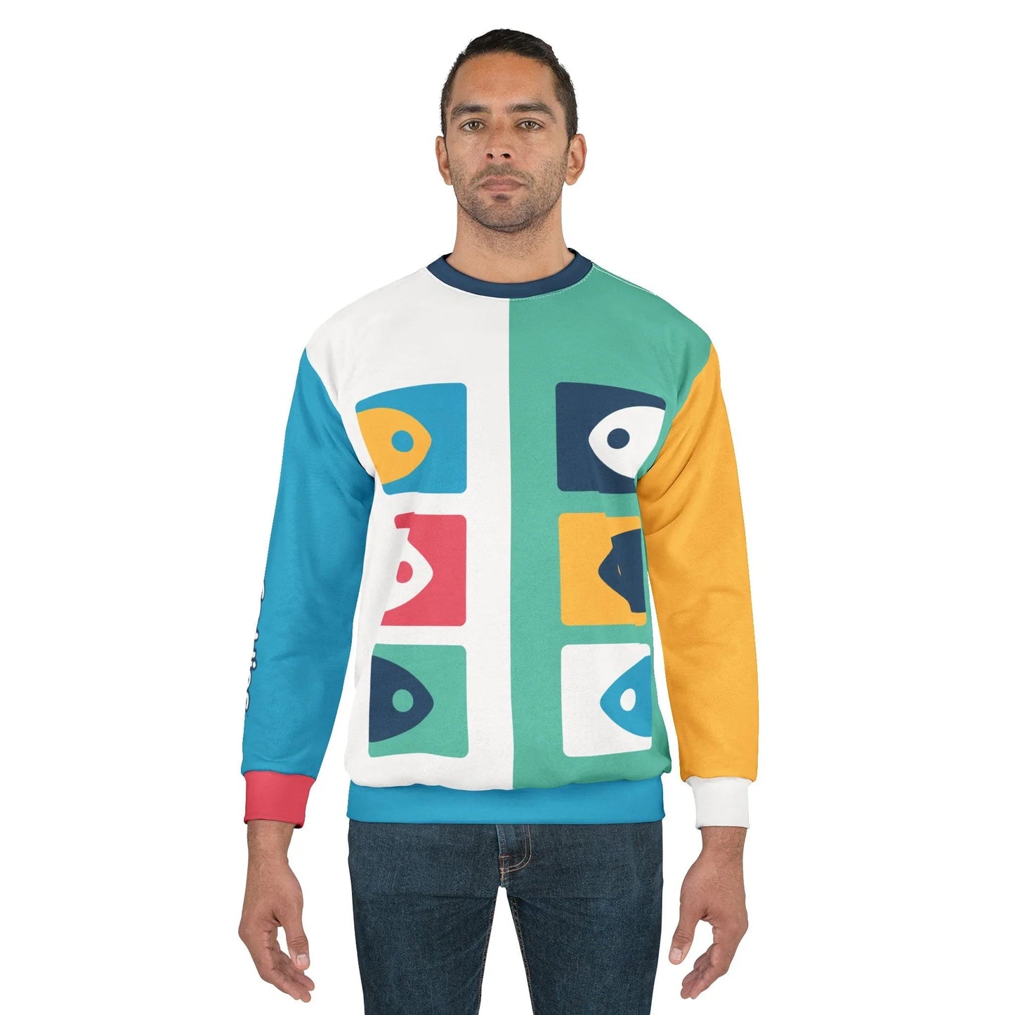 Abstract Fish Unisex Sweatshirt