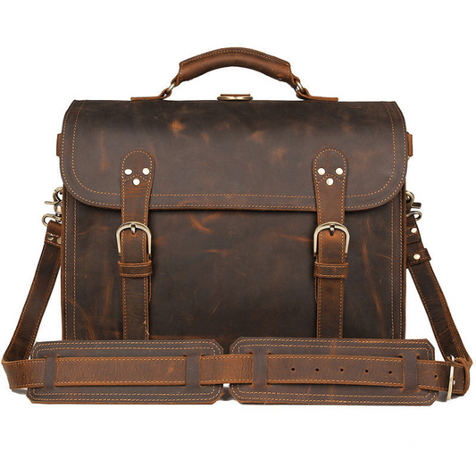 Leather Messenger Bag Viri