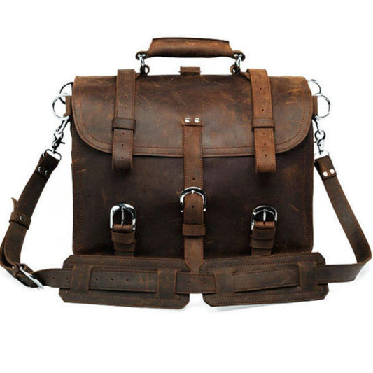 Leather Messenger Bag Experientia