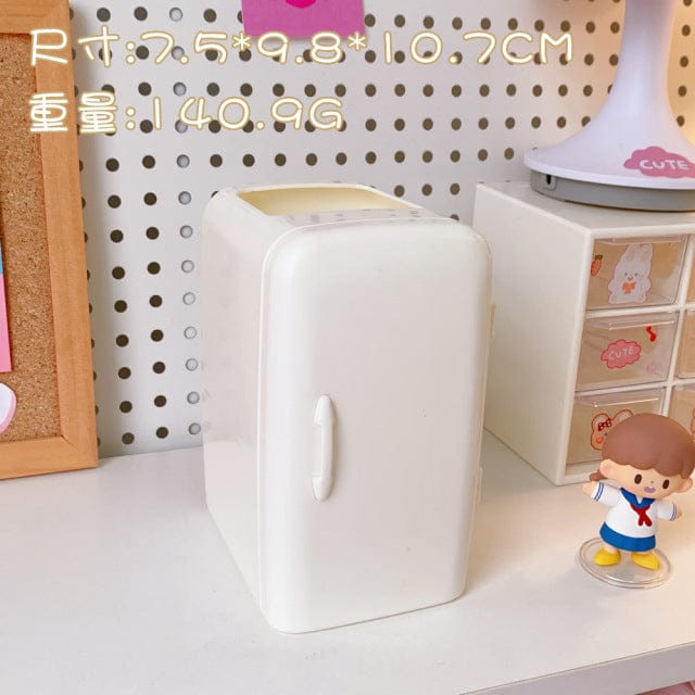 Kawaii Desk Mini Fridge Organizer